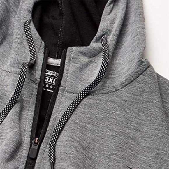 NEW Reebok Workout Ready Full Zip Hoodie - Picture 3 of 8